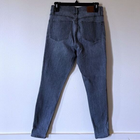 Madewell Women's 9" High Riser Skinny Skinny Gray Jeans Size 28 - Picture 3 of 8